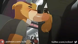 train relaxation animation